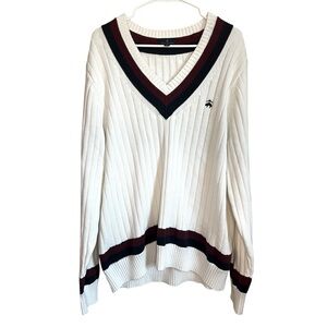 Brooks brothers vintage men’s size XL cotton cableknit sweater